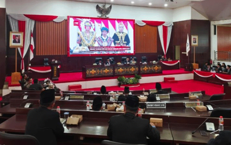 DPRD Mura Gelar Paripurna Mendengarkan Pidato Kenegaraan Presiden Joko Widodo