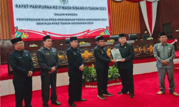 DPRD Mura Terima Rancangan KUA PPAS Perubahan