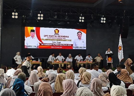 Gelar pendidikan politik, Gerindra Kotim rapatkan barisan jelang Pemilu 2024, Senin 27 November 2023.