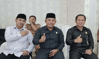 Hadiri Pelantikan 34 Kades, Ini Pesan Wakil Ketua DPRD Mura