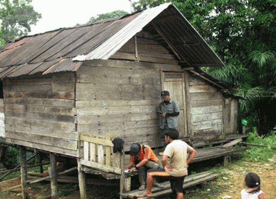 ILUSTRASI Rumah tak layak huni kemiskinan