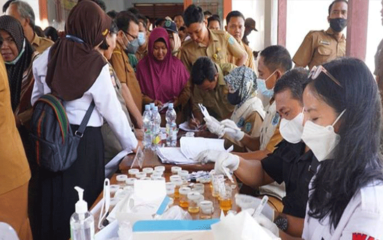 Cegah ASN Terjerumus dari Narkoba dengan Sering Melakukan Tes Urine Massal