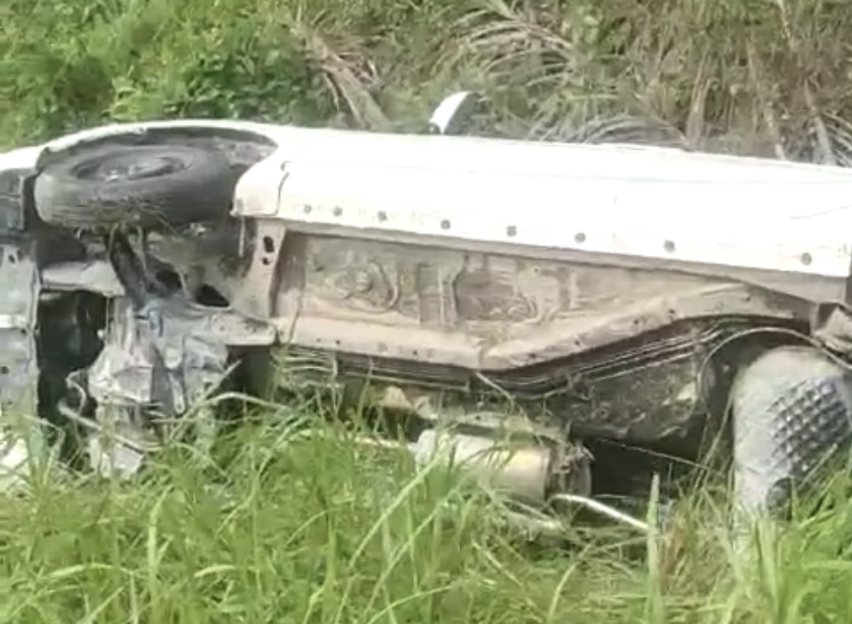 Mobil vs Pikap, Penumpang Ayla Meninggal Dunia