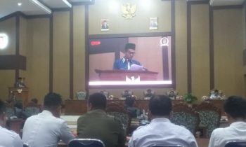 Juru bicara Fraksi PKB Aldy menyampaikan pendapat akhir fraksi beberapa hari lalu.