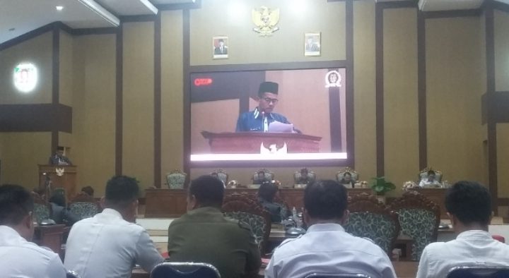 Juru bicara Fraksi PKB Aldy menyampaikan pendapat akhir fraksi beberapa hari lalu.