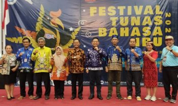 Kadis Pendidikan Seruyan Rusdi Hidayat hadir secara langsung pada puncak Festival Tunas Bahasa Ibu 2023