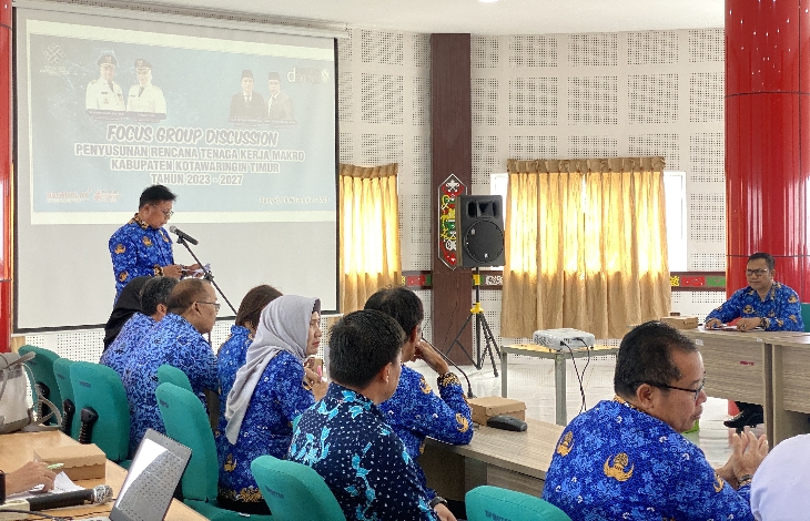 Disnakertrans Kotim Gelar FGD Rencana Tenaga Kerja Mikro 