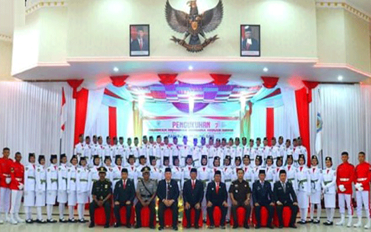 Ketua DPRD Mura Hadiri Pengukuhan Anggota Paskibraka