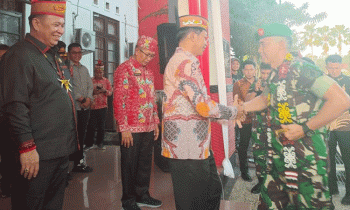 Ketua DPRD Murung Raya Turut Menyambut Kedatangan Dandim 1013 Muara Teweh Baru