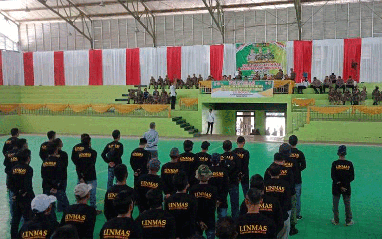 Pemkab Murung Raya Latih 310 Linmas Amankan Pemilu 2024