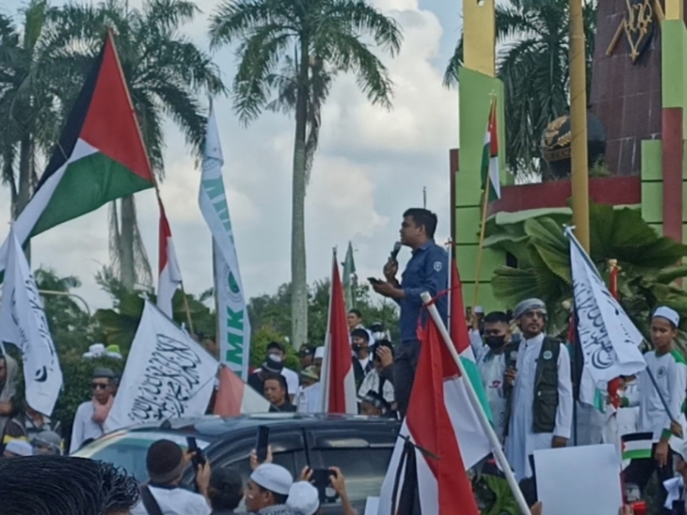 Organisasi Lintas Agama Ikut Bersuara dalam Aksi Bela Palestina di Sampit