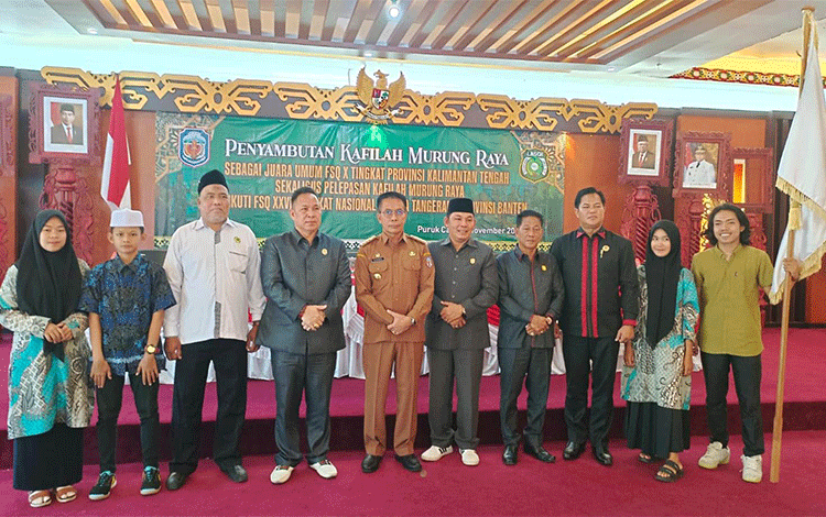 Ini Pesan Pj Bupati Murung Raya Kepada Kafilah FSQ Tingkat Nasional
