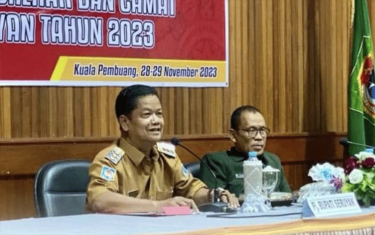 Djainuddin Noor Pimpin Rakor Bersama Perangkat Daerah dan Camat