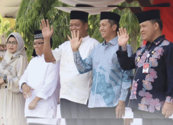 Pj Bupati Seruyan Djainuddin Noor menghadiri kegiatan pelepasan Pawai Ta’aruf MTQH XXXI Tingkat Provinsi Kalimantan Tengah Tahun 2023, di Pangkalan Bun.