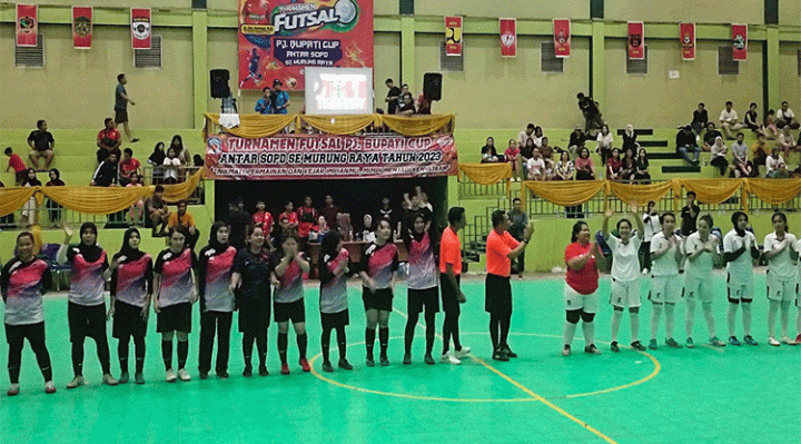 Plt Sekda Resmi Tutup Turnamen Futsal Antar OPD