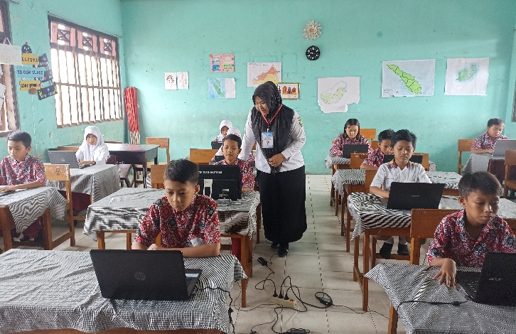SDN 1 Sawahan Laksanakan ANBK pada Gelombang Keempat
