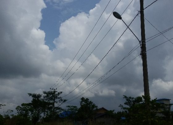 Sejumlah lampu PJU di Kota Kasongan termasuk wilayah Jalan Soekarno Hatta Kereng Batu sejauh ini tidak menyala.