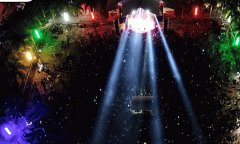Suasana Malam Puncak Pesta Rakyat HUT Mura ke 21