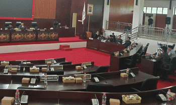 Suasana rapat DPRD Murung Raya