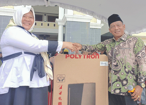 Turut Meriahkan Tahun Baru Islam, Heriyus Sumbang Doorprize