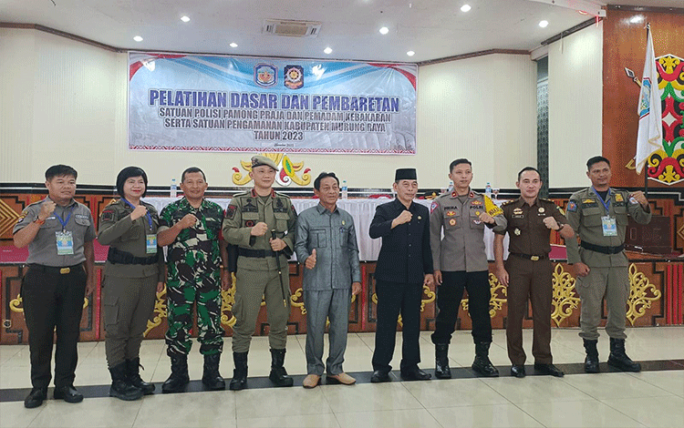 Wakil Ketua DPRD Mura Hadiri Pembukaan Pelatihan Dasar Satpol PP, Damkar dan Satpam