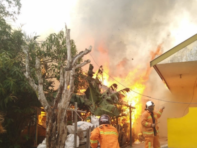 Tercatat 38 Kali Kebakaran Bangunan Rumah Terjadi di Kotim Sepanjang 2023