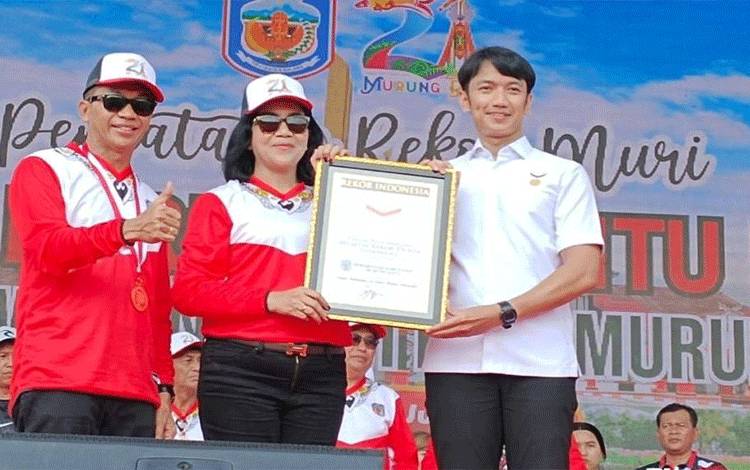 Senam Berencana Murung Raya Pecahkan Rekor MURI