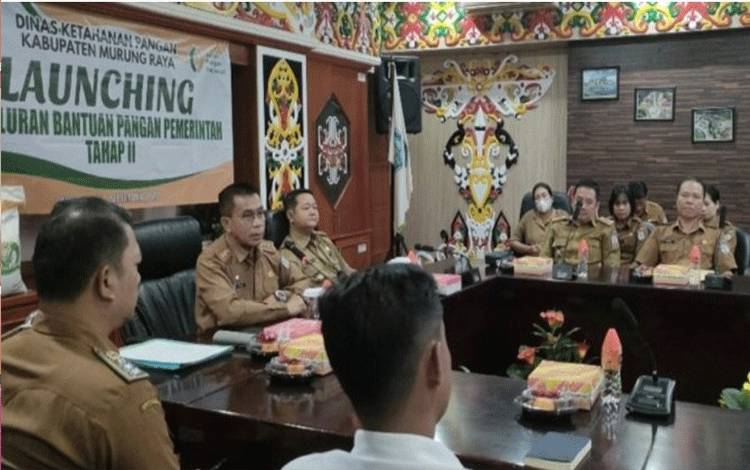 Pemkab Mura Salurkan Bantuan Pangan pada Indeks Kerawanan Pangan