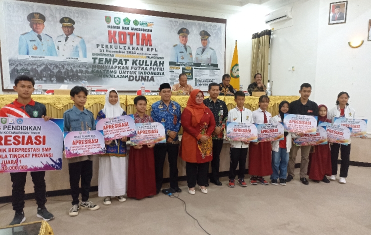Ini Daftar Pelajar Kotim Berprestasi Tahun 2023