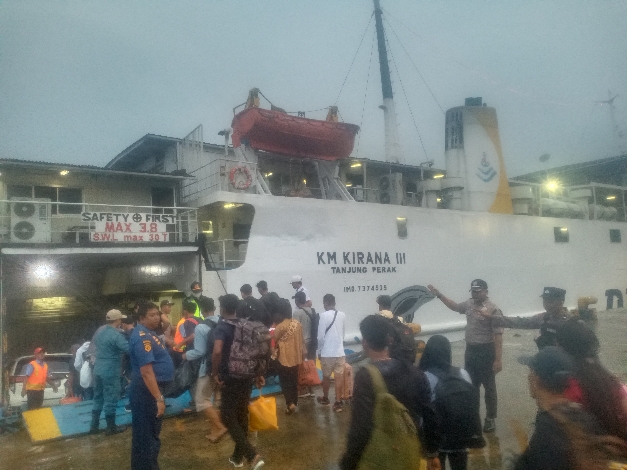 Menjelang Nataru Seribu Lebih Pemudik Nataru 2023 Meninggalkan Sampit