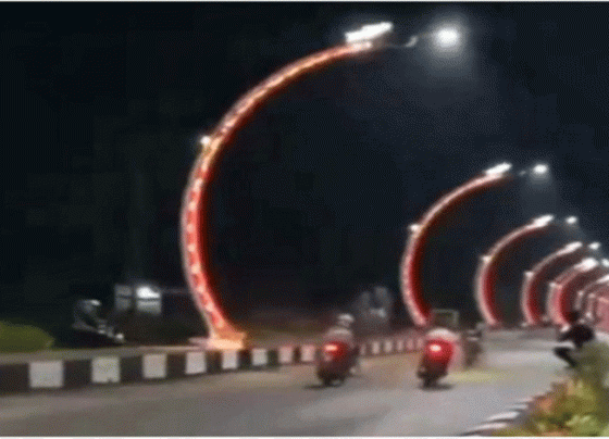 Balap liar di Terowongan Nur Mentaya Sampit