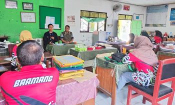 Disdik Kotim memantau pembentukan Satgas TPPK di Satuan Pendidikan, Jumat 8 November 2023.