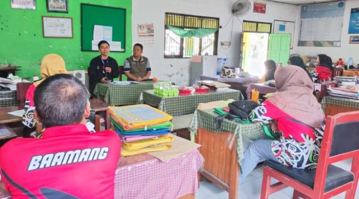 Disdik Kotim memantau pembentukan Satgas TPPK di Satuan Pendidikan, Jumat 8 November 2023.