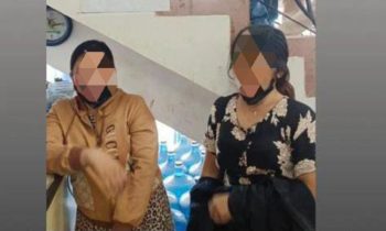 Dua orang tersangka pencurian di Toko Dila Sampit.