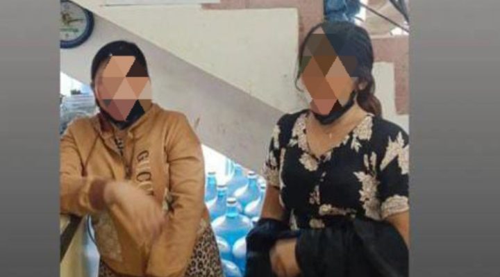 Dua orang tersangka pencurian di Toko Dila Sampit.