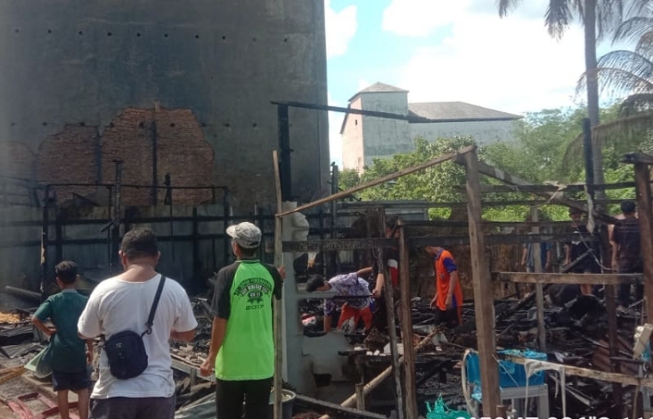 Dua Rumah dan Satu Sarang Walet Terbakar di Kecamatan Mentaya Hilir Selatan 