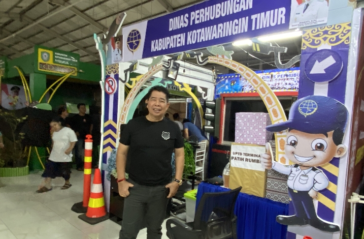 Ada Hadiah Menarik bagi Pengunjung Stand Dishub Kotim