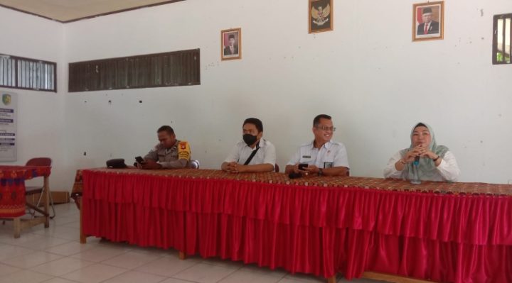 Lurah Panarung Evi Kahayanti saat membuka kegiatan sosialisasi E SPPT.