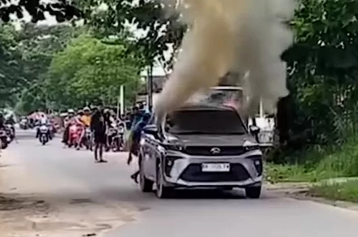 Usai Isi BBM, Sebuah Mobil di Sampit Meledak, Sopir Luka Bakar