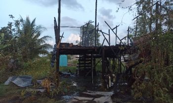 Nahas! dua rumah milik Kepala Sekolah di Kotim Terbakar dalam Satu Hari ini, Jumat 8 Desember 2023.