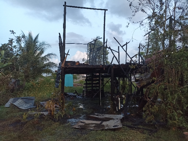 Nahas! Dua Rumah Milik Kepala Sekolah di Kotim Terbakar dalam Satu Hari