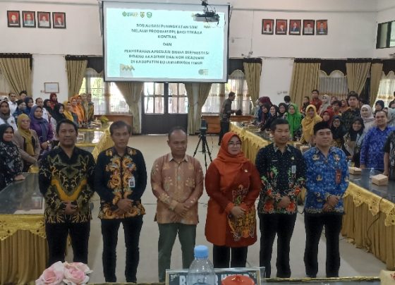 Pembukaan Sosialisasi RPL UMPR di Aula Sei Mentayaa Bappelitbangda Kotim, Kamis 21 Desember 2023.