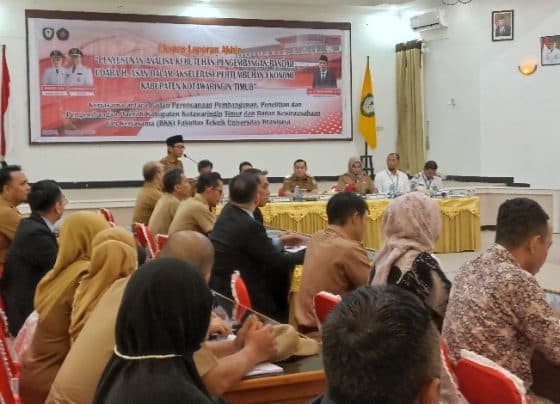 Pemkab Kotim bekerja sama dengan Universitas Brawijaya kaji pengembangan Bandara H. Asan Sampit, Selasa 12 Desember 2023