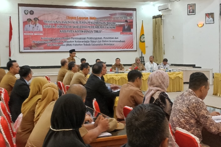 Pemkab Kotim Bekerja Sama dengan Universitas Brawijaya Kaji Pengembangan Bandara H Asan Sampit