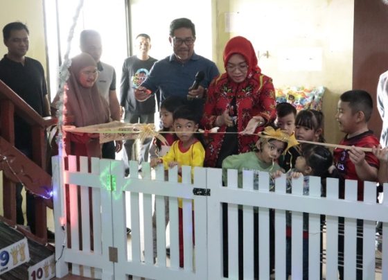 Peresmian area bermain untuk anak di Bapenda Kotim, Jumat 1 Desember 2023