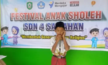 SDN 4 Sawahan berupaya menguatkan karakter religius siswa melalui festival anak soleh, Kamis 14 Desember 2023
