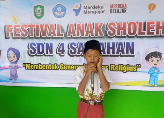 SDN 4 Sawahan berupaya menguatkan karakter religius siswa melalui festival anak soleh, Kamis 14 Desember 2023