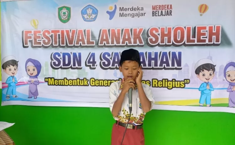 SDN 4 Sawahan Kuatkan Karakter Religius Siswa melalui Festival Anak Soleh  