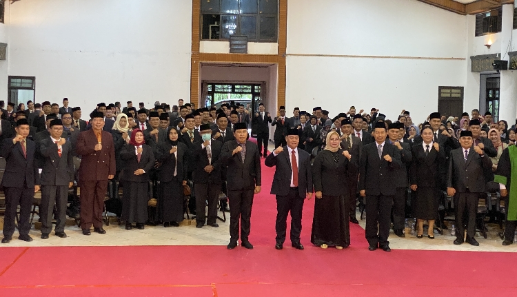 123 Pejabat di Kotim Dilantik, Tahun Depan Sejumlah Dinas akan Digabung 