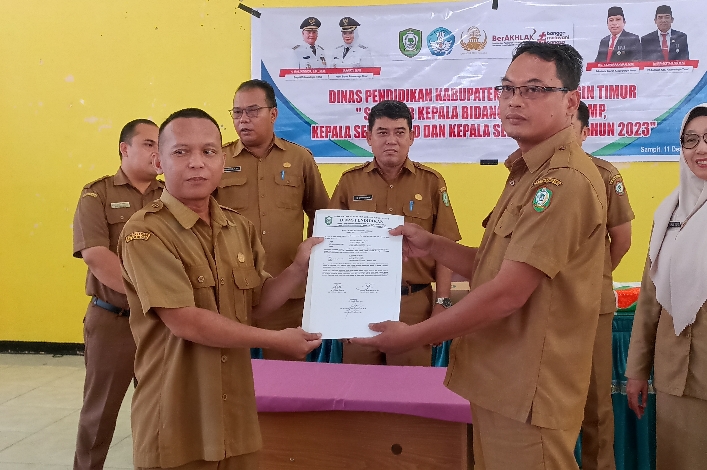 Puluhan Jabatan Kepala Sekolah di Kotim Bergeser, Berikut Daftar Namanya